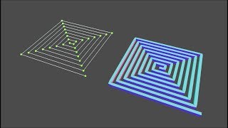 LIVENODING 761 / SV Thinking Spiral Square