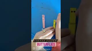 Coffee Filter Butterfly Craft