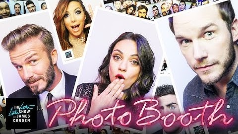 Year One of The Late Late Show Photo Booth
