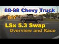 88-98 Chevy Truck 5.3 LS Swap Parts Overview - Richard Wiley's OBS