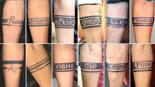 15+ Armband tattoo with name tattoo | Armband tattoos | name tattoos for boys