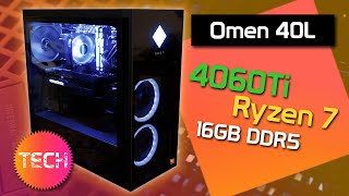 Omen 40L Gaming Desktop Review (R7 7700, 4060 TI, 16GB) - An Outstanding Take on 40 Series PCs