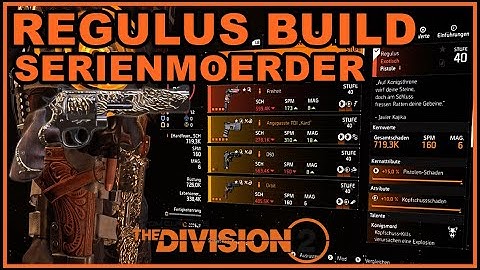 DIVISION 2 | REGULUS SERIENMOERDER BUILD |