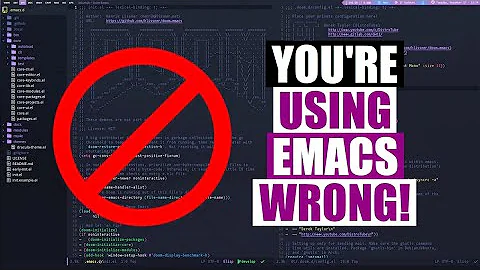 Three HUGE Mistakes New Emacs Users Make