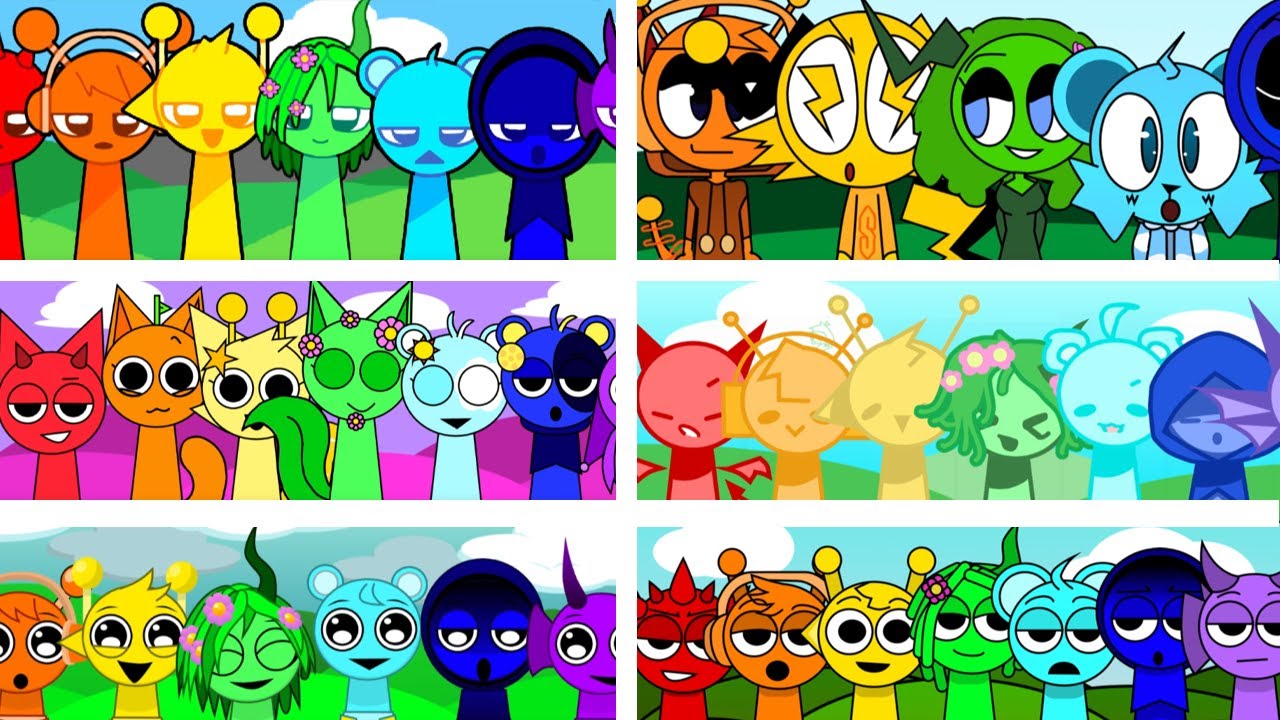 Incredibox - Sprunki but Rainbow😍 IN Different Mods | PART 2