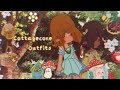 Cottagecore Aesthetic outfits | gacha club | simple designs