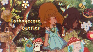 Cottagecore Aesthetic outfits | gacha club | simple designs
