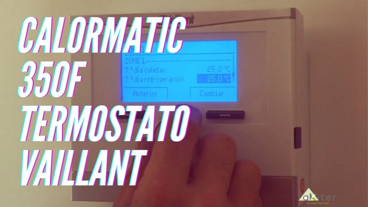 CalorMatic 350f Termostato Vaillant 