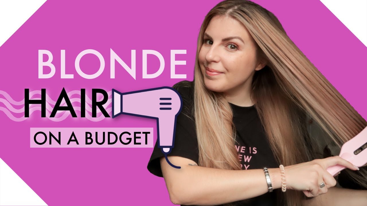 BLONDE HAIR ON A BUDGET - Toning, Treatments & Tangle Teezers - YouTube