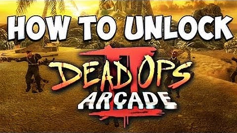 How to Unlock Dead Ops Arcade 2 in Black Ops 3  (with GAMEPLAY)