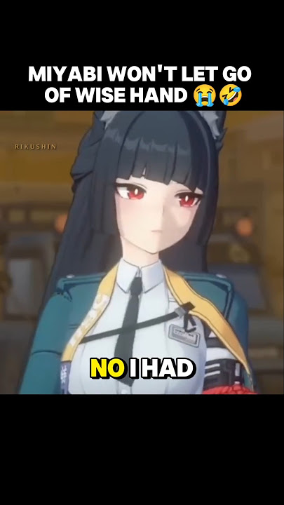 Miyabi holds Wise's hand 🤣🩷#hoshimimiyabi #zenleszonezero #zenlesszonezeroedit #zzz #zzzero