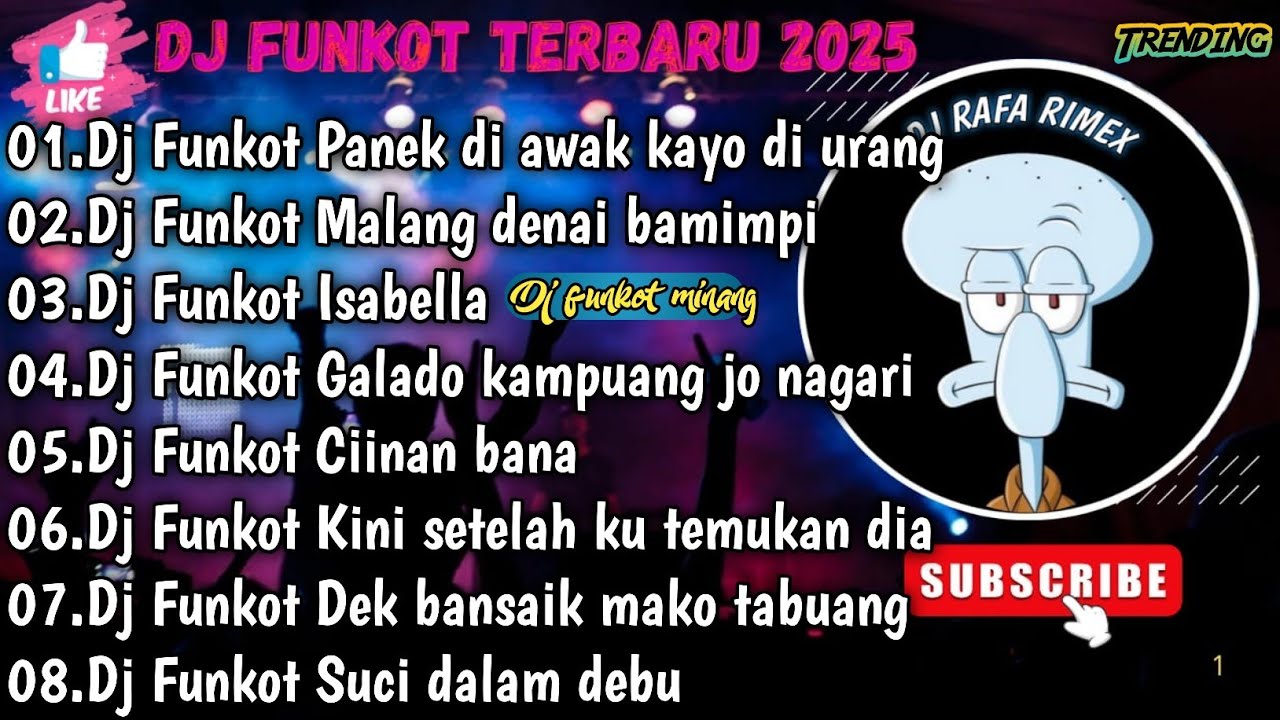 DJ TIKTOK TERBARU 2025 FUL BASS ▪︎ DJ FUNKOT MINANG PANEK DI AWAK KAYO DI URANG ~DJ FUNKOT MINANAG 