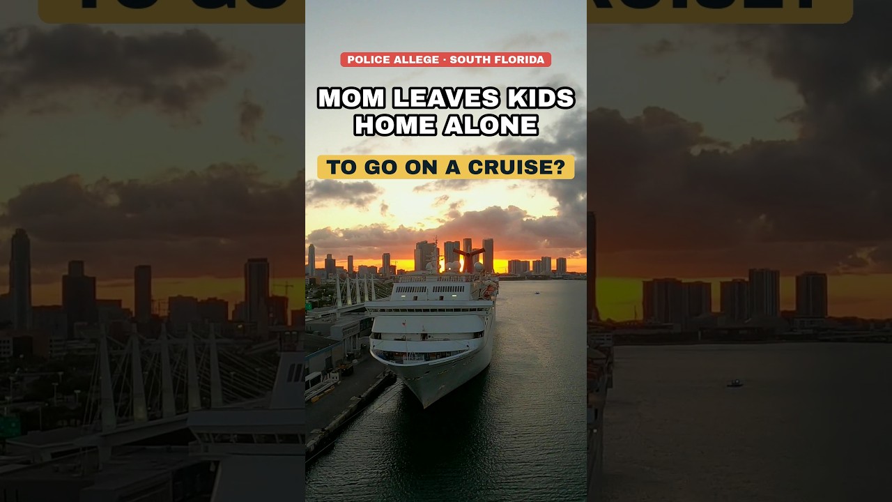 Mom Leaves Kids Home Alone to Go on Cruise? Police Say a 2-Month-Old Was One of Them #cruisenews