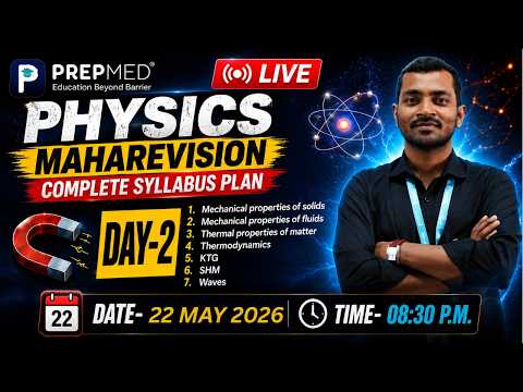 ⚡ReNEET Physics MahaRevision: Complete Syllabus Plan Live! Day-2 🔴| Master Physics with KR Sir 🚀