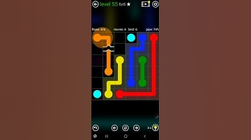 How To Solve Flow Free Bridges Starter Pack Level 55 6x6 Board Walk Through Solution Walkthrough