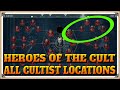 Assassin's Creed Odyssey All HEROES OF THE CULT Locations - Cult Unmasked Trophy / Achievement