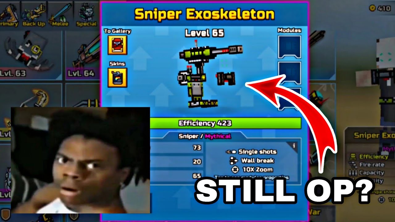 Is (Sniper Exoskeleton) Still Relevant On 2022? || Pixel Gun 3D || GhoztOfficial