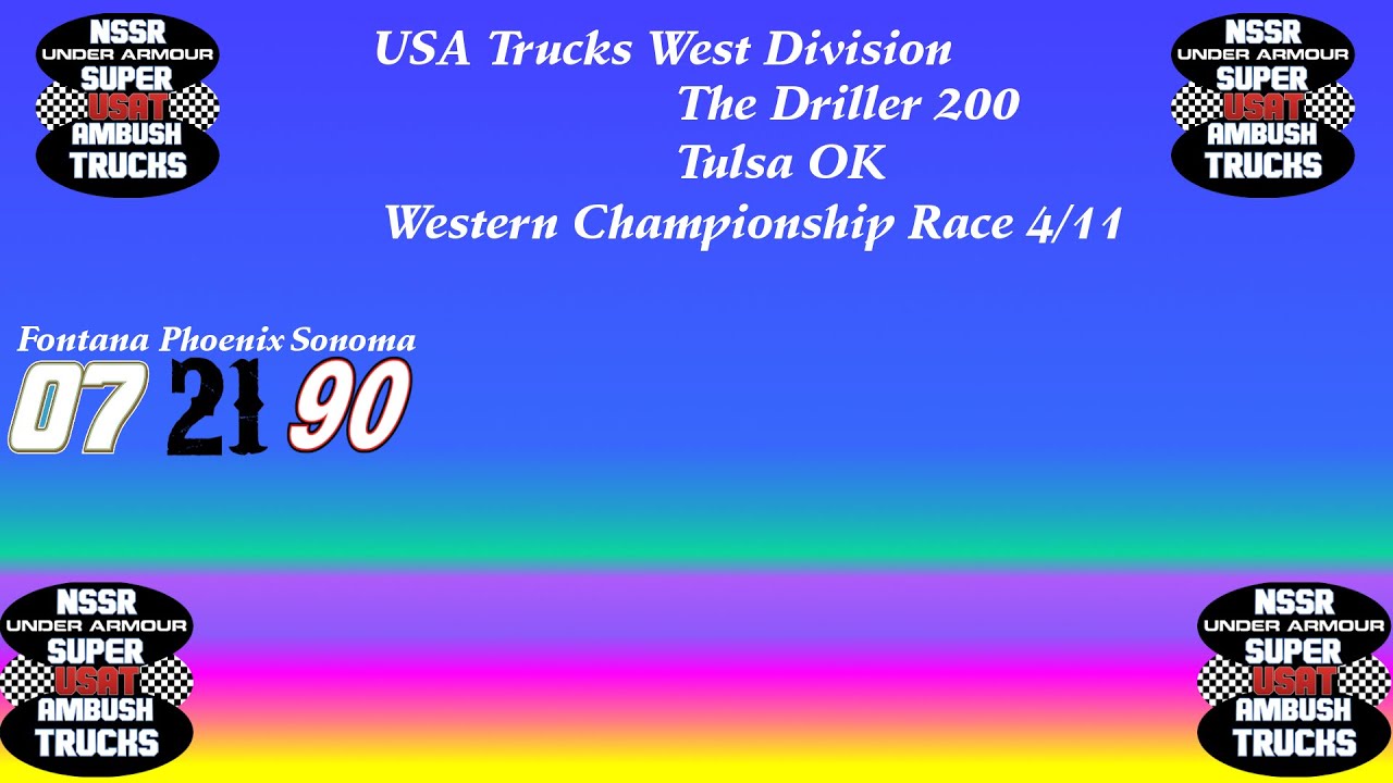 USA Trucks West Race 4/11 The Driller 200 Chili Bowl Racetrack YouTube