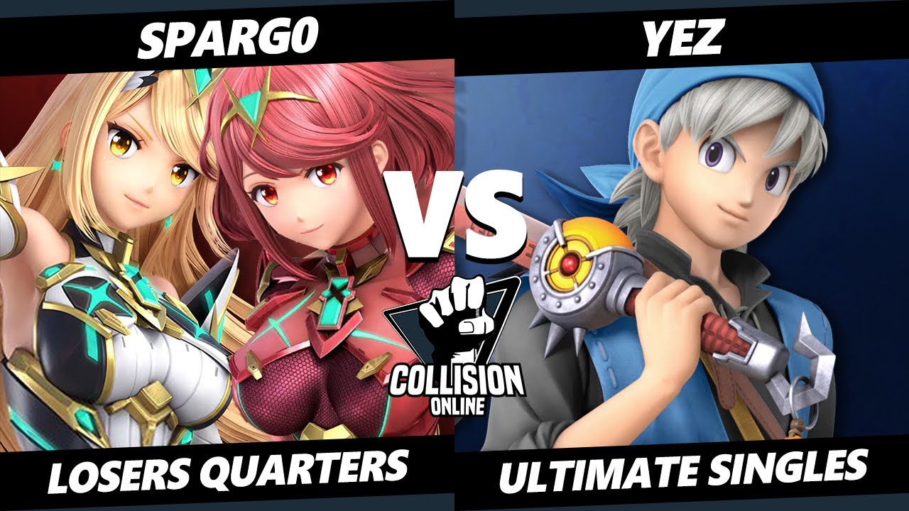 Collision Online Losers Quarters - Spargo (Pyra Mythra) Vs. Yez (Ike, Hero) SSBU Smash Ultimate