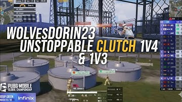 DORIN23 INSANE 1v4 + 1v3 CLUTCH! | PMGC 2025 Highlights | Unbelievable PUBG Mobile Gameplay