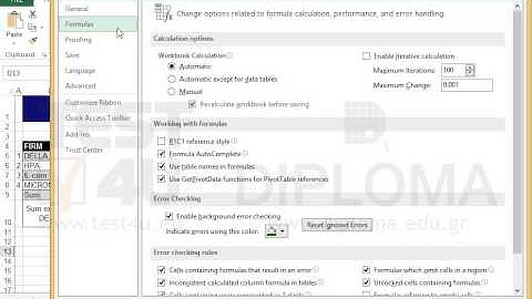 Activate the error checking rule for formulas referring to empty cells.