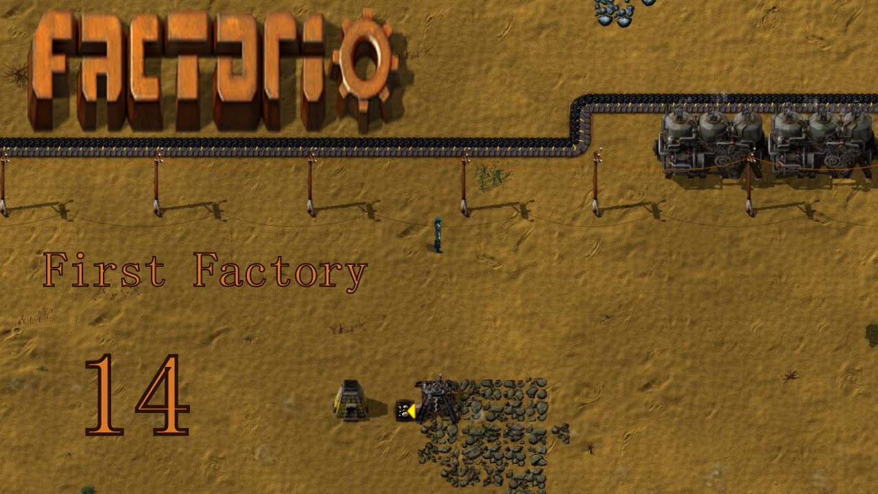 Let's Play Factorio First Factory 14 - YouTube
