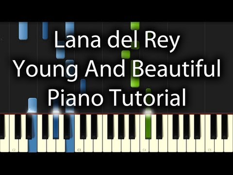 Lana Del Rey - Young and Beautiful Tutorial (How To Play)