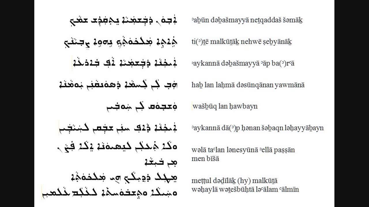 Молитва отче наш на транскрипция. Молитва Отче наш на арамейском языке. Арамейский текст. Молитва на арамейском. Текст на арамейском языке.