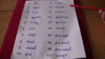 Les nombres #1 (1-20)