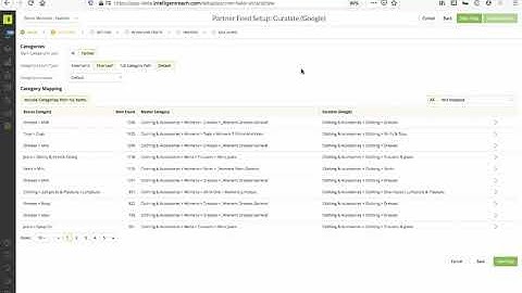 Partner Feed Wizard How to Video - Step 2: Cat Mapping | Intelligent Reach