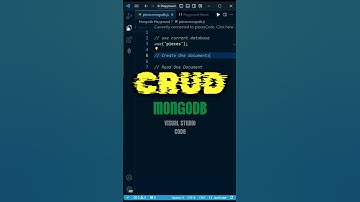 《MONGODB & VSC》CRUD MongoDB with Visual Studio Code #mongodb #vscode #vscodaily