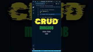 《MONGODB & VSC》CRUD MongoDB with Visual Studio Code #mongodb #vscode #vscodaily