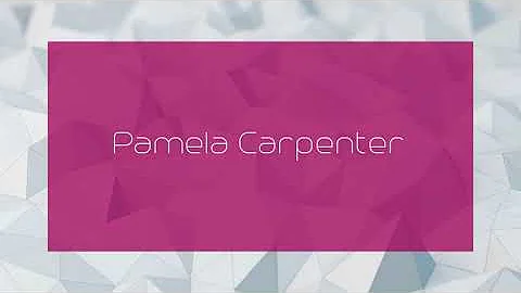 Pamela Carpenter - appearance