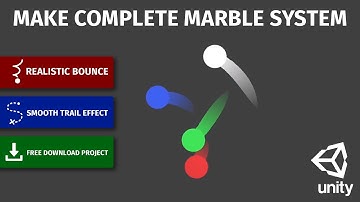 How to make Full system Marble Race Ball in UNITY for beginners pt.2