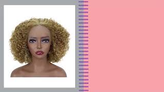 Luxluxe Naomi Curly Long 13X4 Wig, Heat Resistant Fibers,