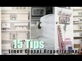 15 Tips For Organizing Your Linen Closet! MissLizHeart