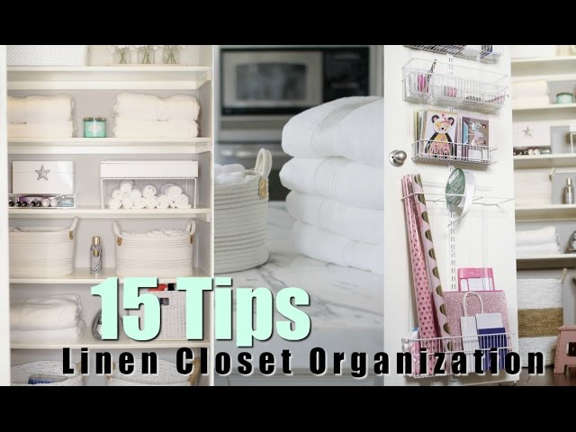 7 Effective Tricks The Pros Use When Organizing Linen Closets