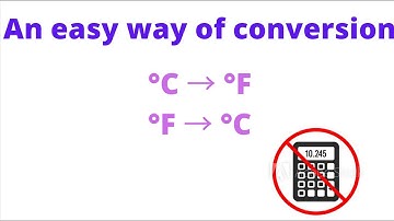 A simple trick for converting Celsius to Fahrenheit and vice-versa #Infomaths#