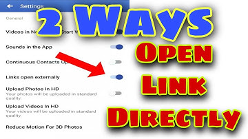 Open Link Externally on Facebook to Chrome, Youtube App and Other Site