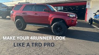 Turn your Base Model 4Runner into a TRD PRO w/ this lift setup