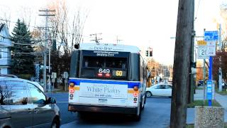 Bee-Line Bus: White Plains Bound Orion 5 [#649] Route 60 at Mamaroneck & Jefferson Aves