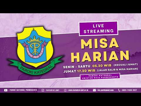 Misa Harian - Sabtu, 28 Maret 2026 - 05.30 WIB - Katedral Purwokerto