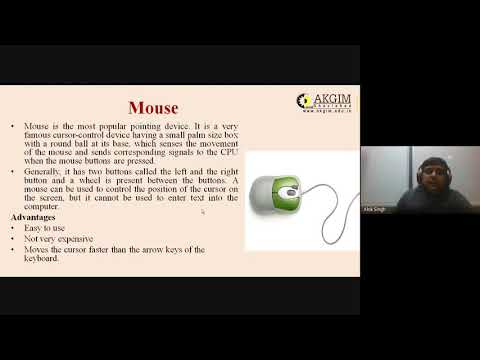Unit 1- Lecture 7- Input Devices: Mouse