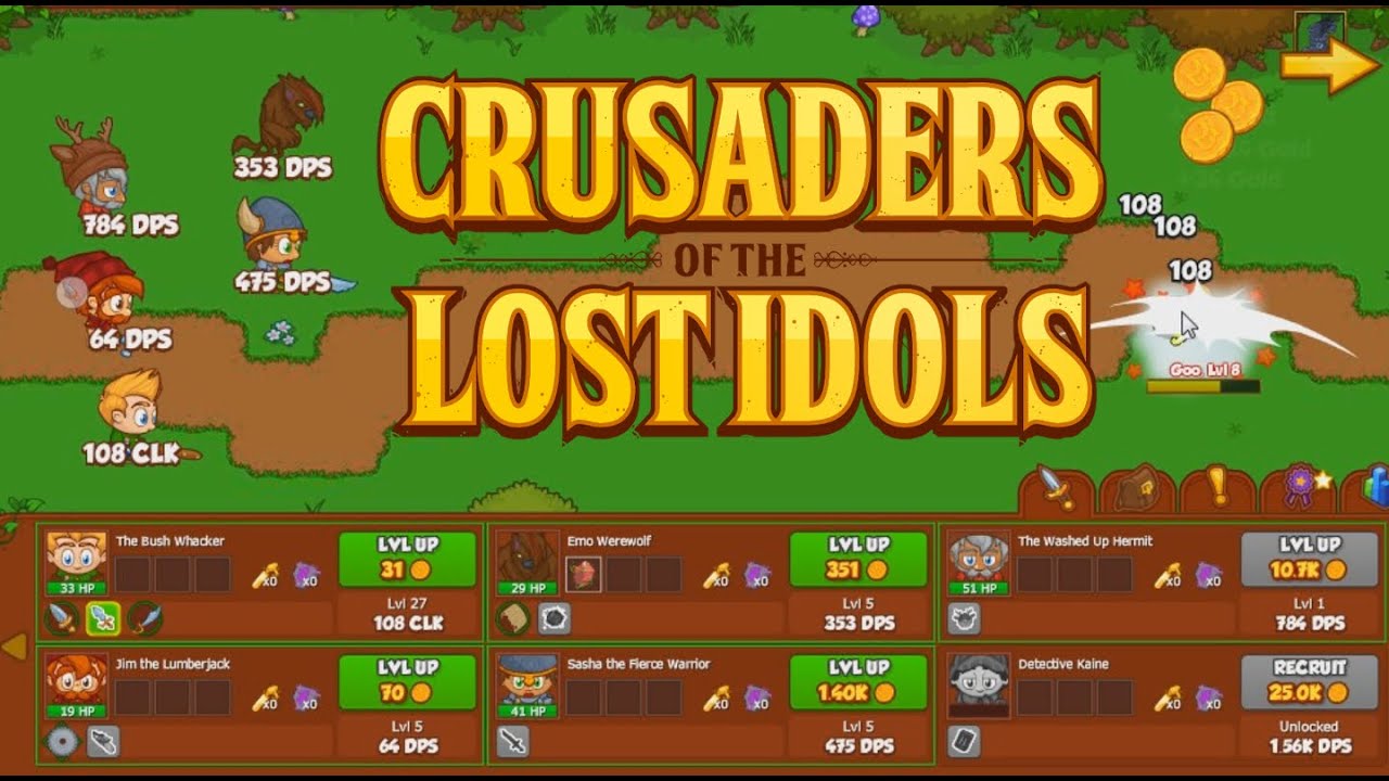 crusaders of the lost idols best formation run away