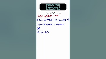 DERIVATIVES: Product rule involving trig functions