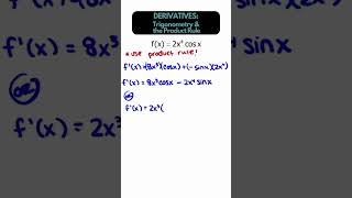 DERIVATIVES: Product rule involving trig functions