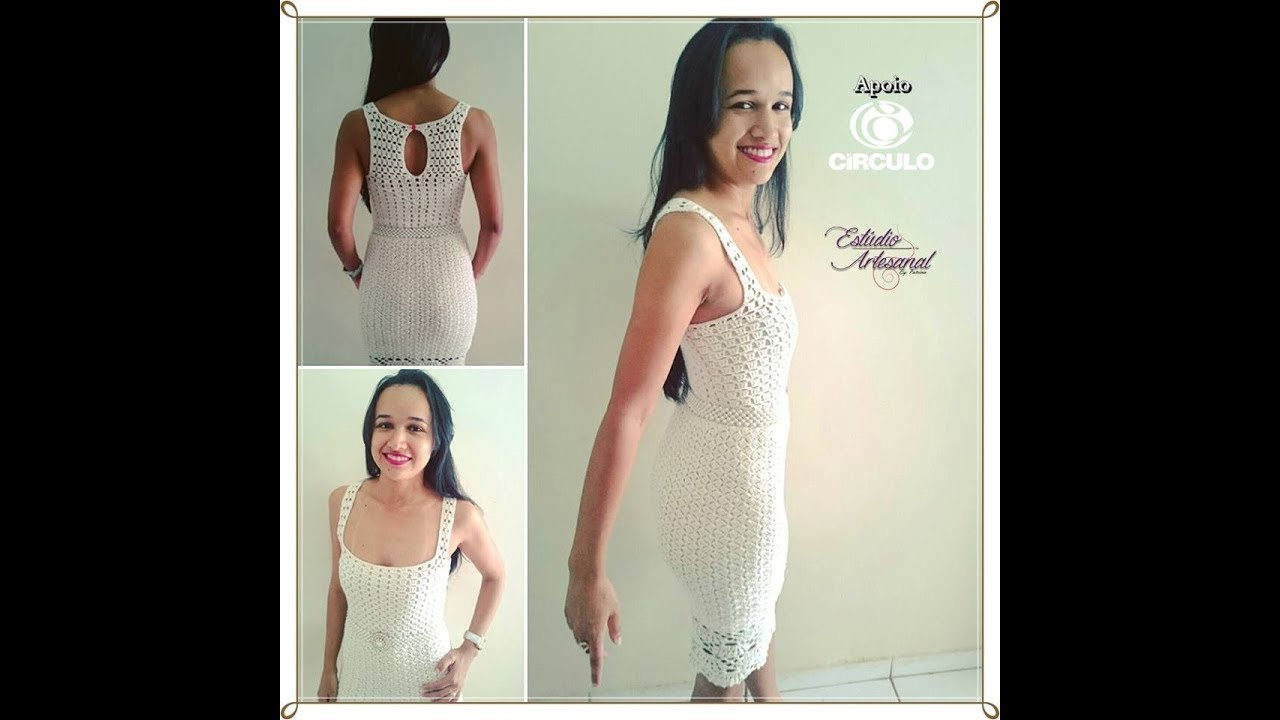 vestido de croche para ano novo