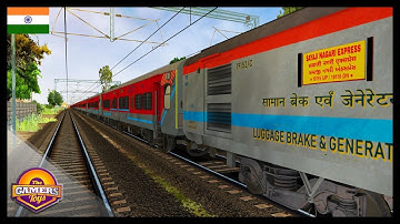 🔴Part 2 - 19116 SAYAJI NAGARI EXPRESS - AHEMEDABAD To DADAR | Ultra Realistic Graphics - Open Rail⚡