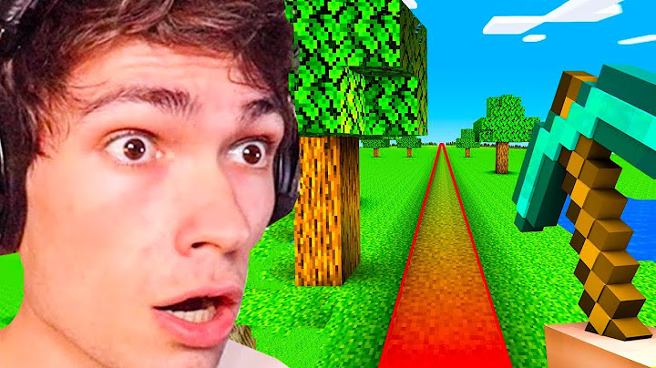Minecraft MAIS Je Dois Marcher QUE En Ligne DROITE !