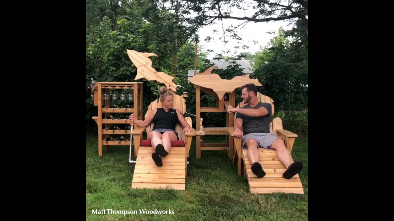 Michigan Beer and Wine Chair